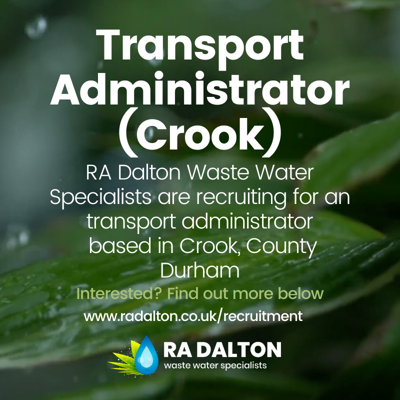Transport Administrator Job vacancy(Crook)